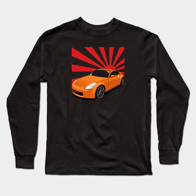 skyline jdm drifting Long Sleeve T-Shirt by masjestudio